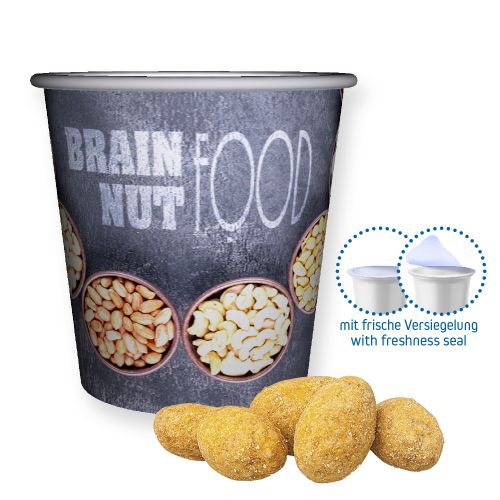 BBQ peanuts, ca. 30g, mini snack cup