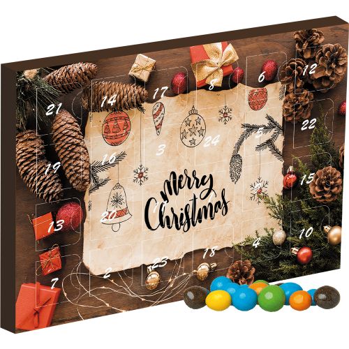 coloured peanuts, ca. 55g, advent calendar mini