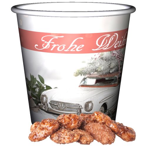 Burnt almonds, ca. 40g, mini snack cup