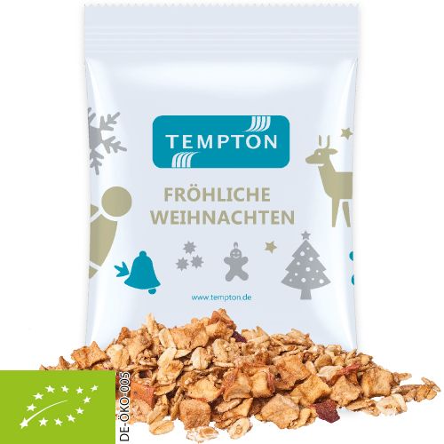 Organic crunchy Christmas muesli , ca. 60g, maxi bag