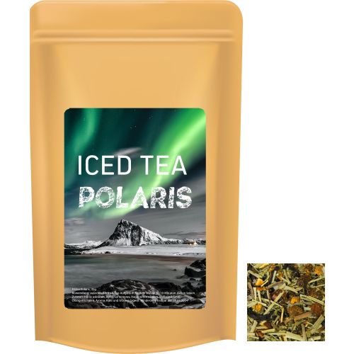 Ice tea polaris, ca. 35g, midi stand up pouch with label