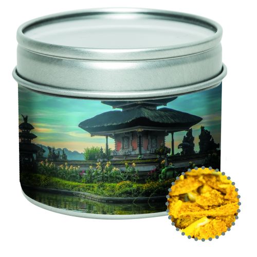 Nasi goreng, ca. 40g, metal tin with window with label