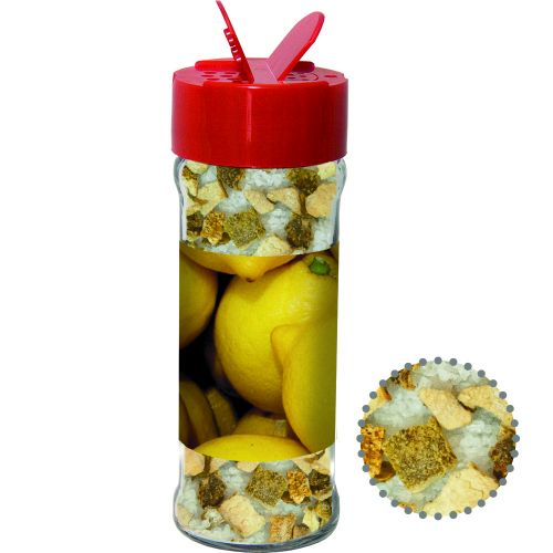 Lemon salt, ca. 80g, spice shaker with label