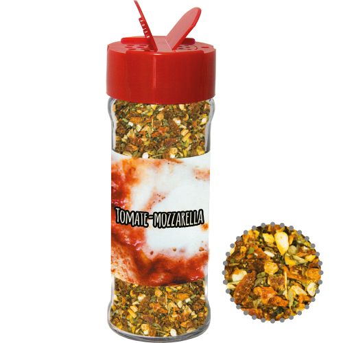 Tomato mozzarella spice, ca. 35g, spice shaker with label