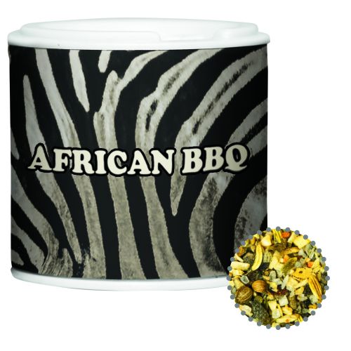 African BBQ, ca. 25g, cardboard spice shaker with label