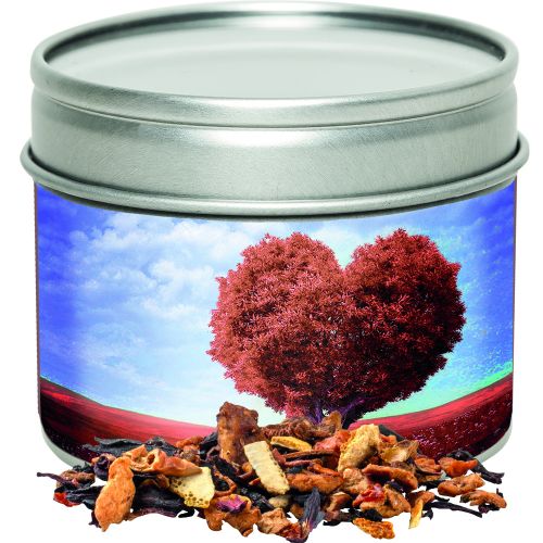 grandmas baked apple tea, ca. 30g, metal tin with window with label