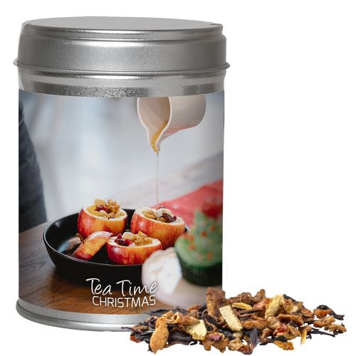 Grandmas baked apple tea, ca. 60g, dual tin with label