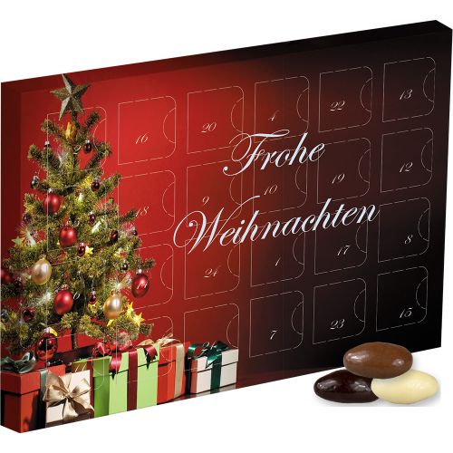 Almond chocolate trio, ca. 120g, advent calendar mini