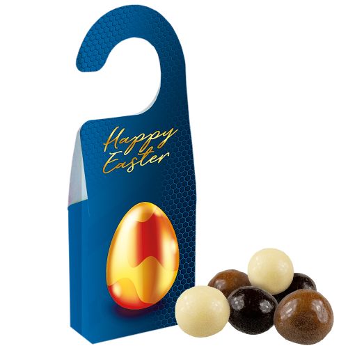 Choco crispy balls, ca. 12g, door hanger folded box