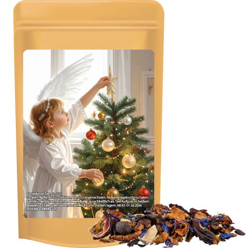 Christkindl tea, ca. 20g, mini stand up pouch with label