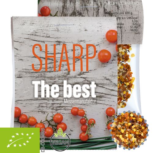 Organic fire and flame spice, ca. 10g, express midi bag with promotional flyer