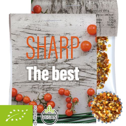 Organic fire and flame spice, ca. 10g, express spice midi bag with promotional flyer