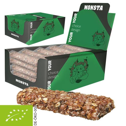 en12Protein-Riegel Kakao, 50g, Express Flowpack mit Etikett