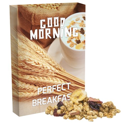 Muesli crunchy fruit, ca. 60g, folding box