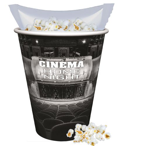 Popcorn sweet (vegan), ca. 20g, maxi snack cup with maxi bag