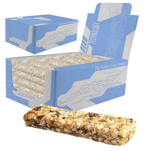 Cereal bar apple, 25 piece, ca. 625g, display box maxi