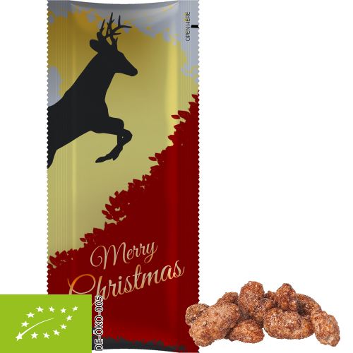Organic burnt almonds (vegan), ca. 25g, snack stick