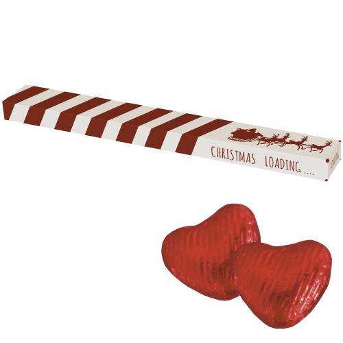 chocolate hearts, ca. 45g, present-bar