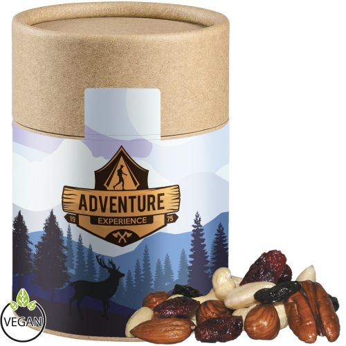 Premium trail mix, ca. 80g, cardboard can midi