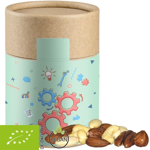 Organic nut mix , ca. 80g, cardboard can midi