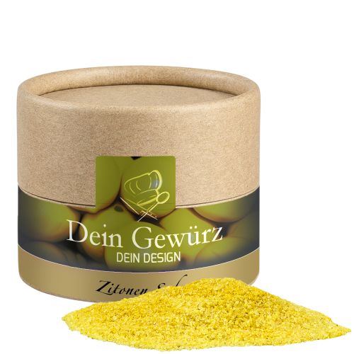 Lemon salt, ca. 75g, cardboard can mini
