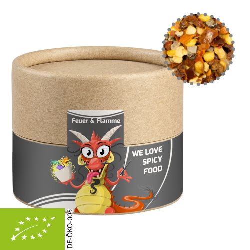 Organic fire and flame spice, ca. 40g, cardboard can mini