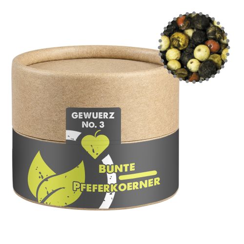Colorful pepper whole, ca. 38g, cardboard can mini