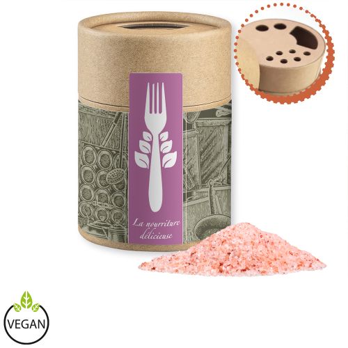 Pink crystal salt, ca. 135g, cardboard shaker
