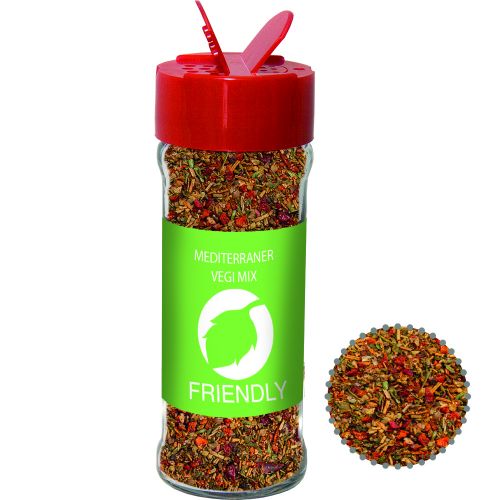 Mediterranean veggie mix, ca. 35g, spice shaker with label
