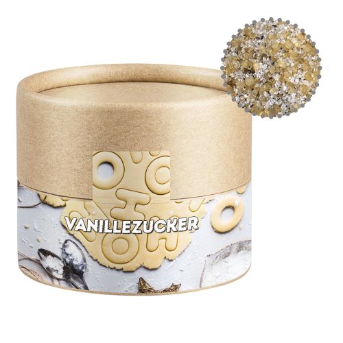 Vanilla sugar, ca. 55g, cardboard can mini