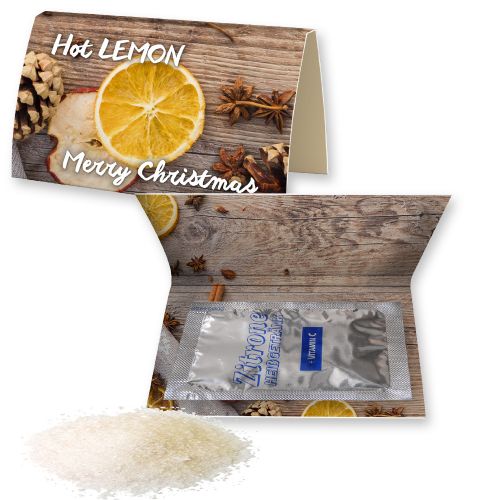 Hot lemon, ca. 8g, express promotional card with print