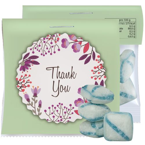 Fresh breeze candy (vegan), ca. 17g, express midi bag with promotional flyer