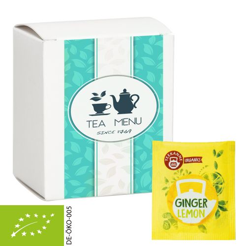 Organic bag of tea Ginger Lemon, 5 piece, 9g, folding box