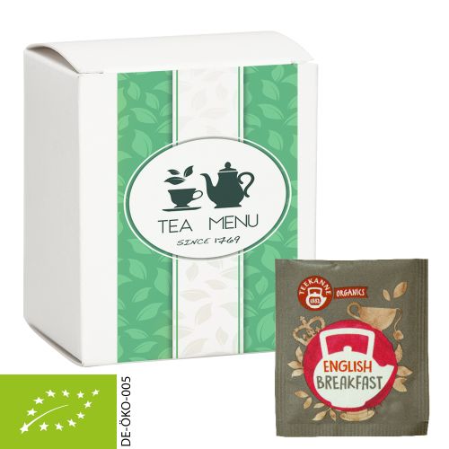 Organic bag of tea English Breakfast, 5 piece, 9,0g, folding box