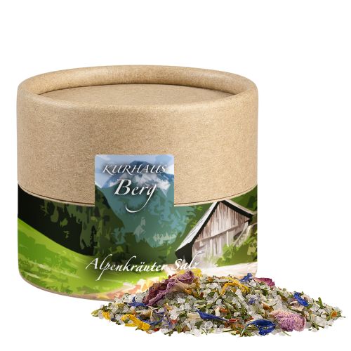 Alpine herbal salt, ca. 50g, cardboard can mini