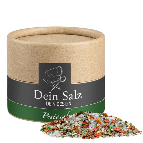 Pesto salt, ca. 40g, cardboard can mini