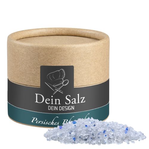 Persian blue sapphire salt, ca. 55g, cardboard can mini