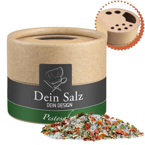 Pesto salt, ca. 40g, cardboard shaker mini