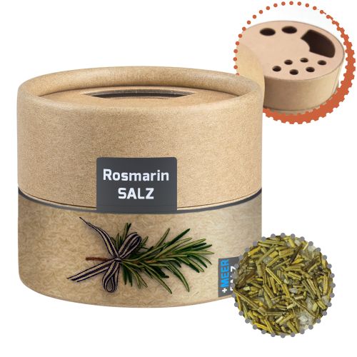 Rosemary salt, ca. 52g, cardboard shaker mini