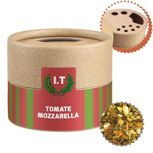 Tomato mozzarella spice, ca. 28g, cardboard shaker mini