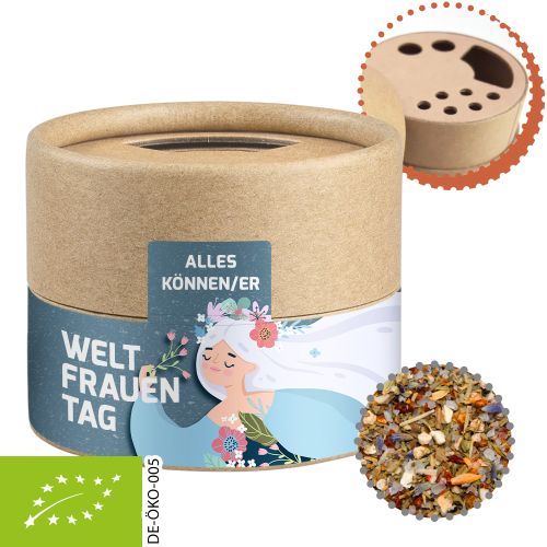 Organic all-rounder spice, ca. 40g, cardboard shaker mini