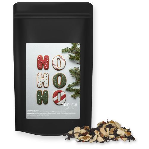 Winter days tea, ca. 55g, midi stand up pouch black with label