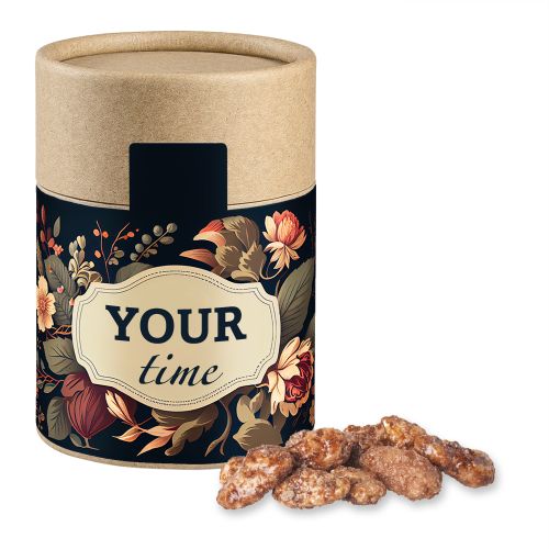 Burnt almonds (vegan), ca. 80g, cardboard can midi