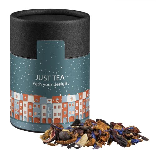 Christkindl tea, ca. 50g, cardboard can midi black