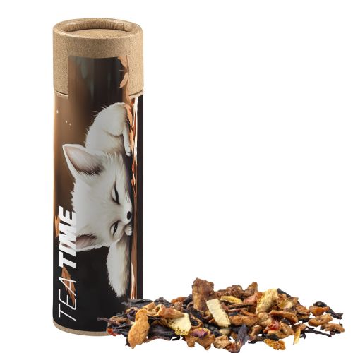 Grandmas baked apple tea, ca. 10g, biodegradable eco cardboard tube with label