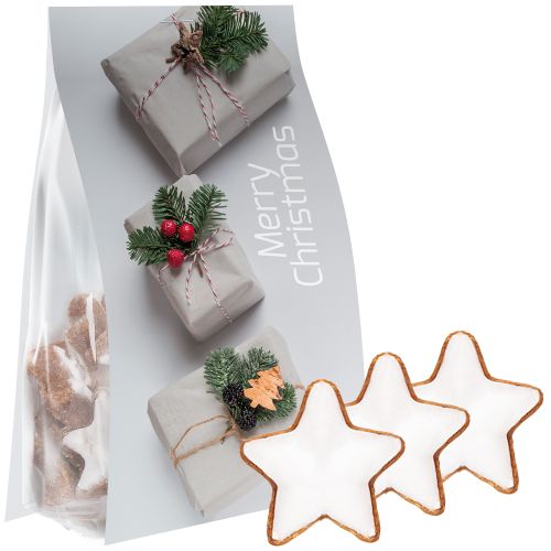Cinnamon stars, 100g, express pouch with promotional flyer