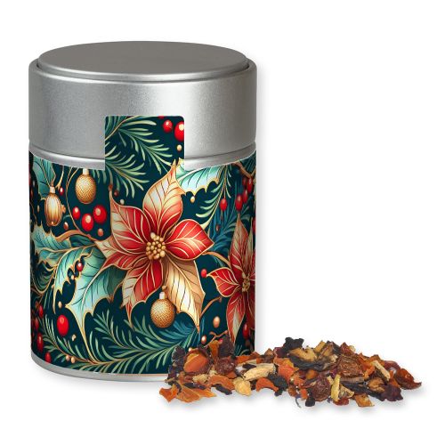 Fireplace tea, ca. 60g, metal tin midi silver