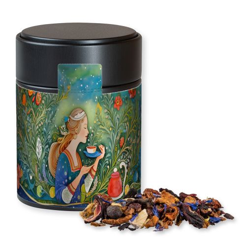 Christkindl tea, ca. 50g, metal tin midi black