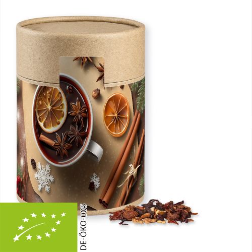 Organic fine mulled wine spice, ca. 140g, cardboard can maxi