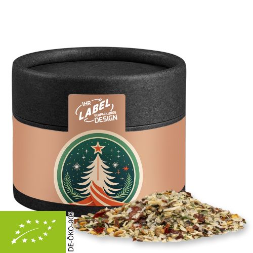 Organic Christmas spice mix roast meat, ca. 30g, cardboard can mini black